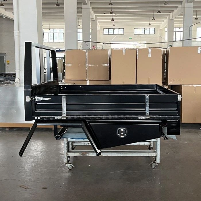 1800 Aluminium Tray Black Powder Coating For Dual Cab