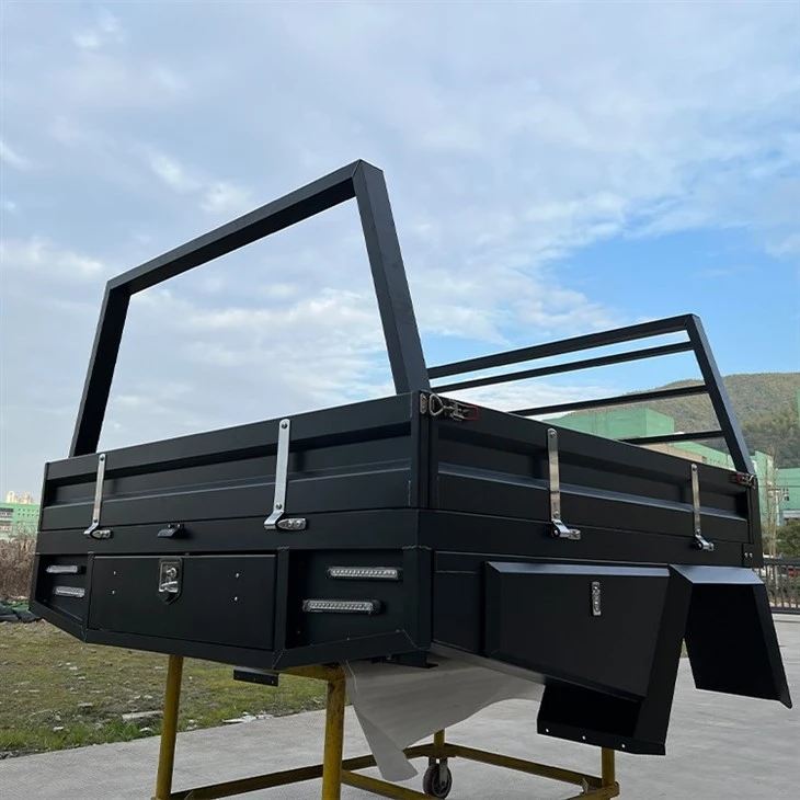 1800 Black Texture Powder Coating Ute Tray For Dual Cab