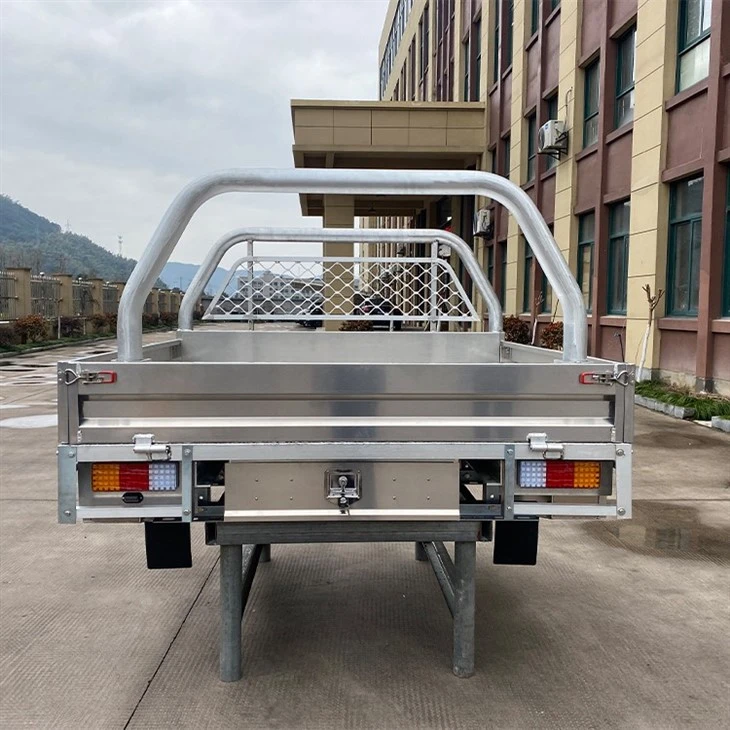 Raw Finish Heavey Duty Aluminium Ute Tray For Dual Cab