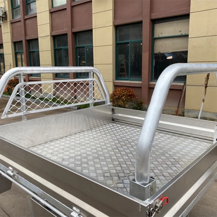 Raw Finish Heavey Duty Aluminium Ute Tray For Dual Cab